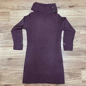 Simply Noelle-Women’s Turtleneck Honeycomb Knit Sweater Dress-Size XS